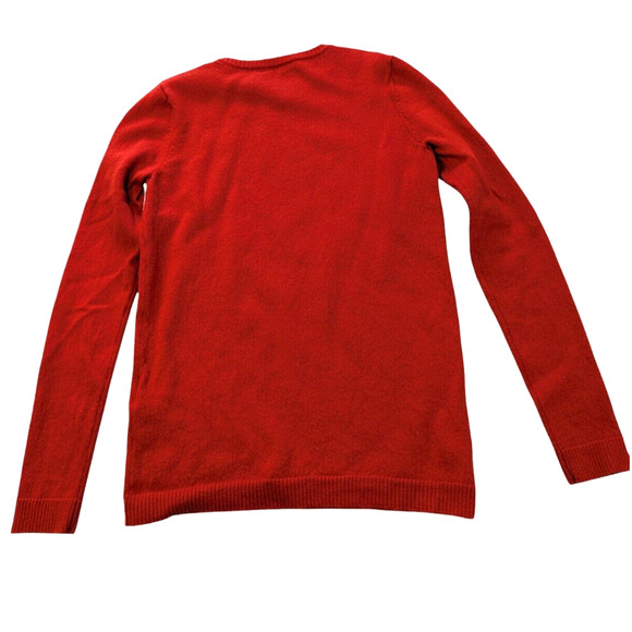Women’s Bella Freud 1970 Merino Wool Jumper Sweater Top Size XS Red - Picture 3 of 9